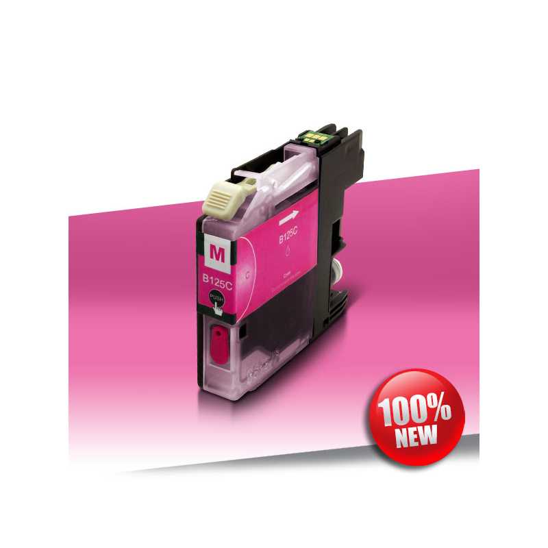 Tusz Brother 125 LC MAGENTA XL 14ml Eprom