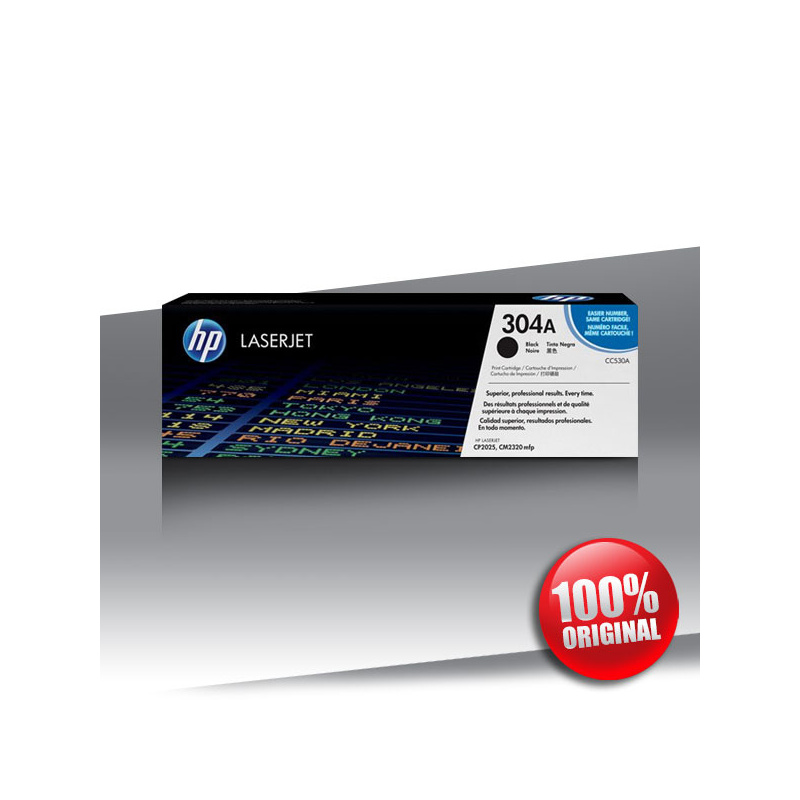 Toner HP 304A (2025) CP CLJ BLACK Oryginalny 3,5K Toner HP 304A (2025) CP CLJ BLACK Oryginalny 3,5K