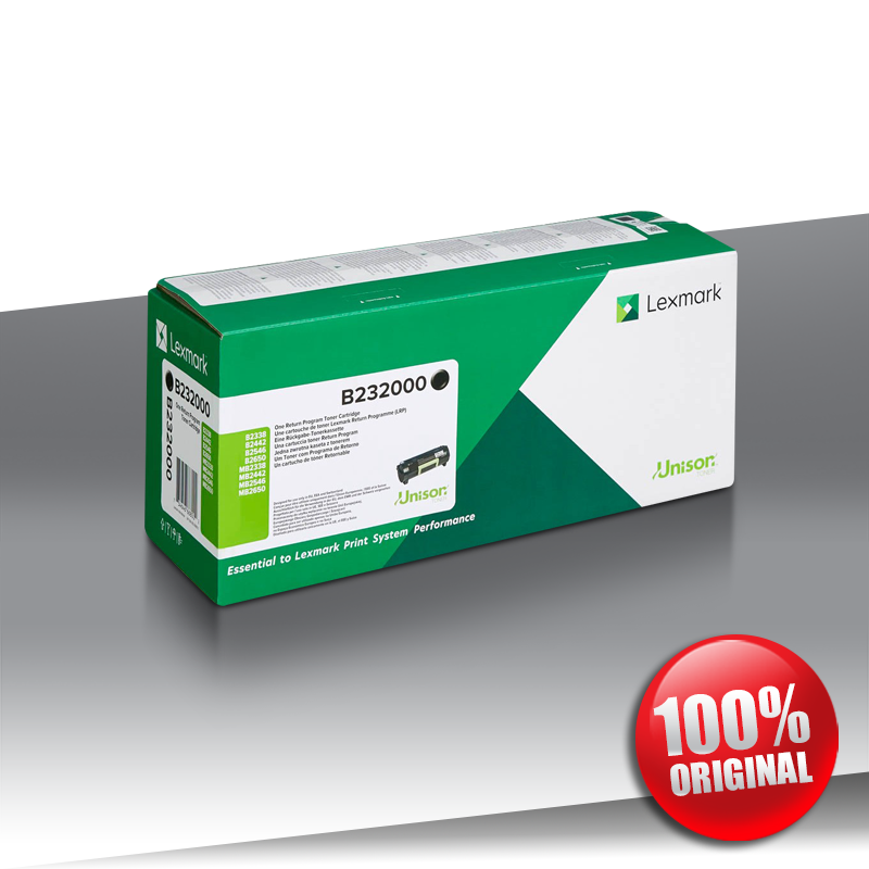Toner Lexmark B2338/MB2650 BLACK Oryginalny 3K