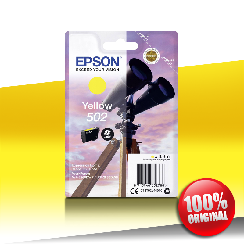 Tusz Epson 5100 XP (502) YELLOW 3,3ml