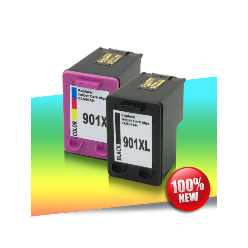 Tusz HP 901 XL BLACK + 901 XL KOLOR 1x21ml, 1x21ml 24inks