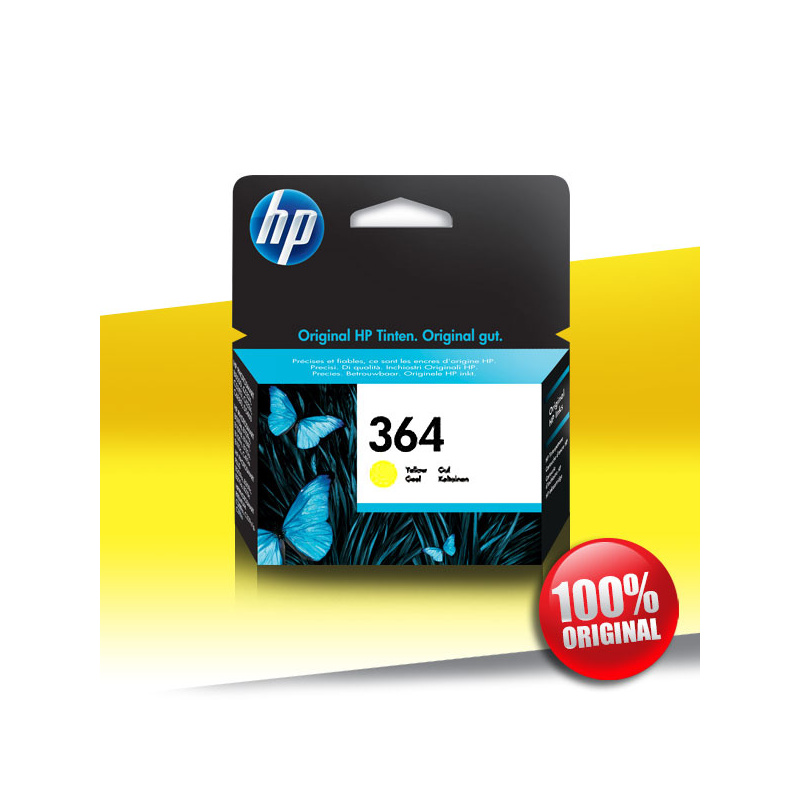 Tusz HP 364 YELLOW 3ml Tusz HP 364 YELLOW 3ml