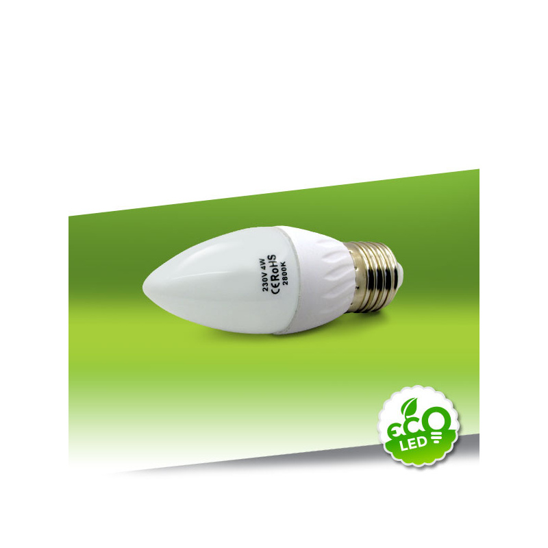 ŻARÓWKA LED E27-4W CIEPŁA BIAŁA 12LED 2835SMD PIKO