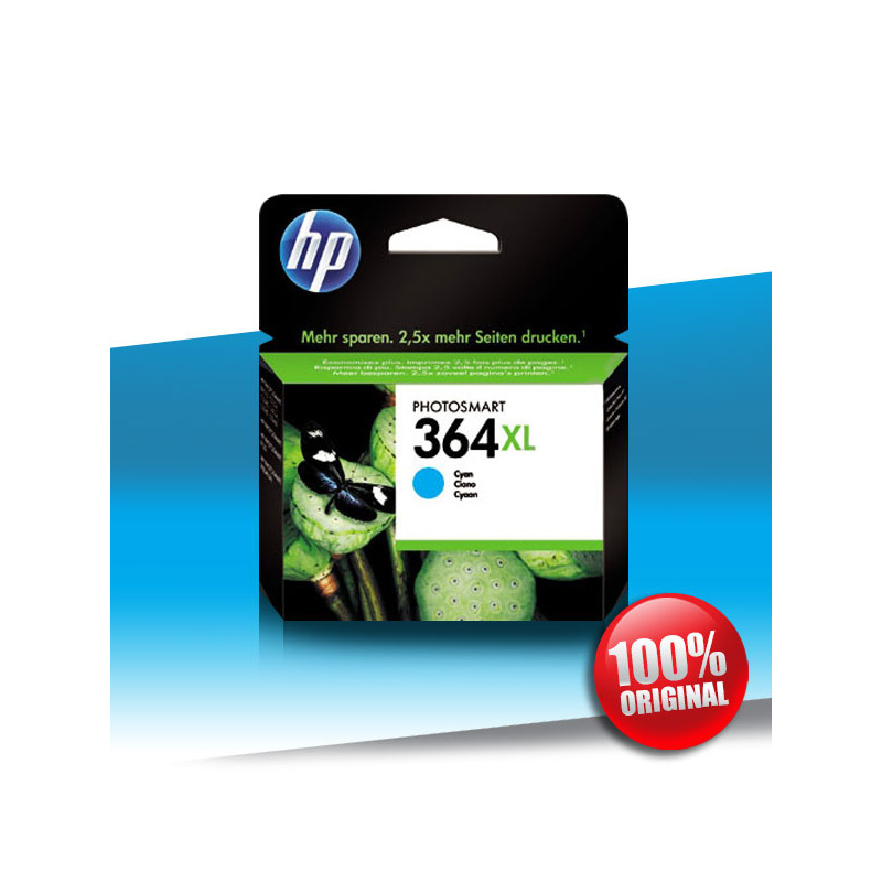 Tusz HP 364 XL CYAN 6ml Tusz HP 364 XL CYAN 6ml
