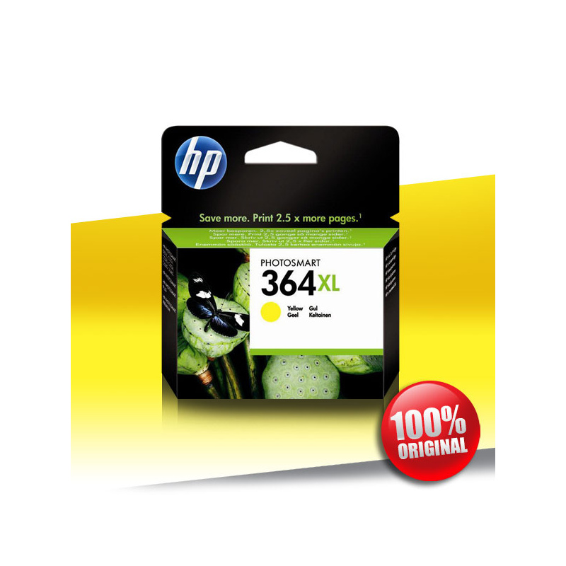 Tusz HP 364 XL YELLOW 6ml Tusz HP 364 XL YELLOW 6ml
