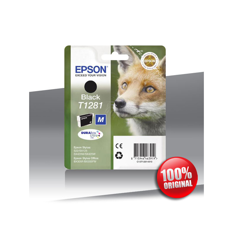 Tusz Epson 125 SX (T1281) BLACK 5,9ml