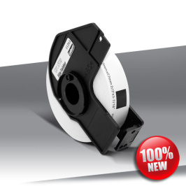 Taśma Brother DK-11203 BLACK on WHITE 24inks 300szt (17x87mm