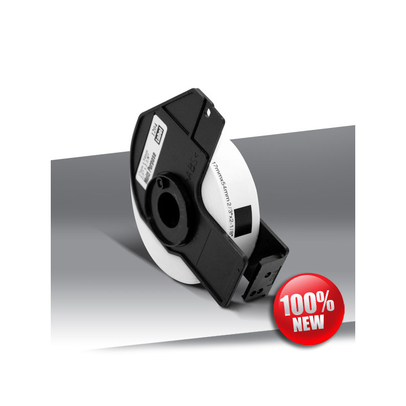 Taśma Brother DK-11204 BLACK on WHITE 24inks 400szt (17x54mm