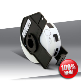 Taśma Brother DK-11219 BLACK on WHITE 24inks 1200szt (fi 12m