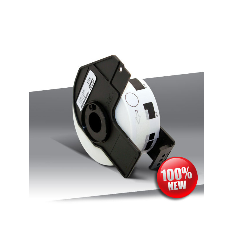 Taśma Brother DK-11219 BLACK on WHITE 24inks 1200szt (fi 12m