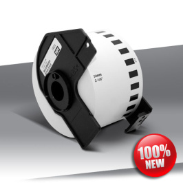 Taśma Brother DK-N55224 BLACK on WHITE 24inks 30,48m (54mm)
