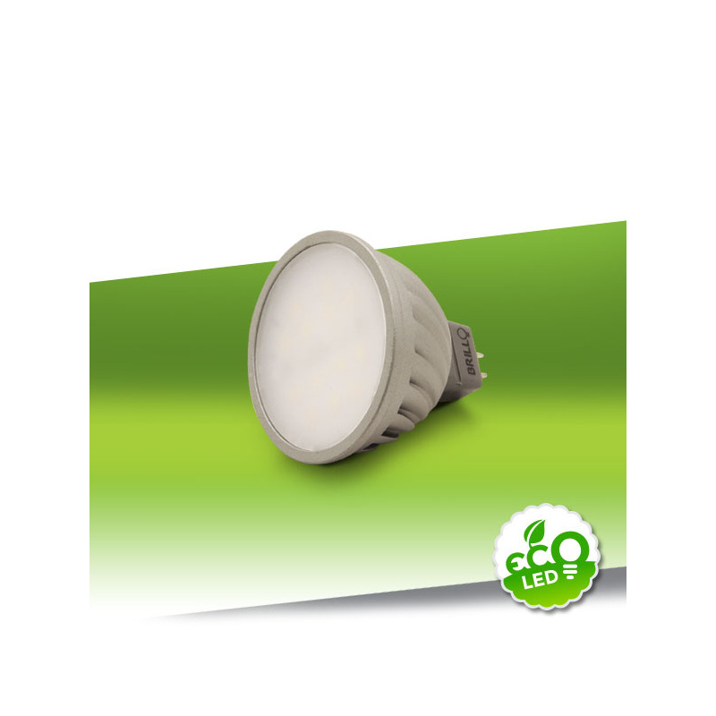 ŻARÓWKA LED MR16 6W CIEPŁA BIAŁA 13LED 2835