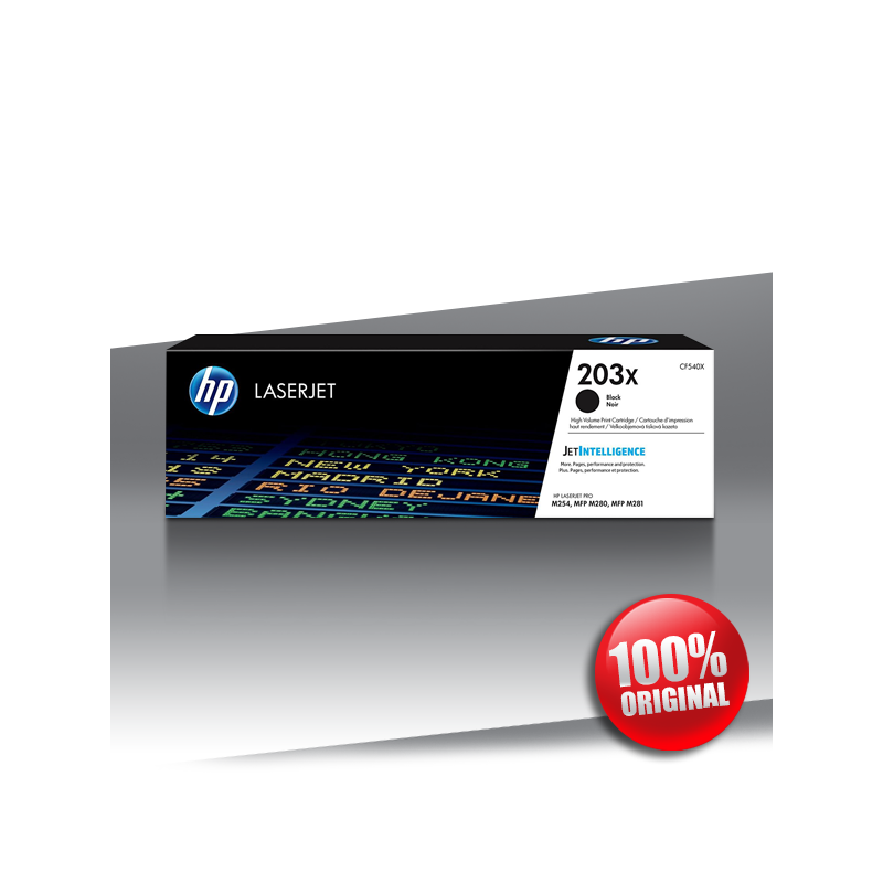 Toner HP 203X (254/281) PRO M CLJ BLACK Oryginalny 3,2K