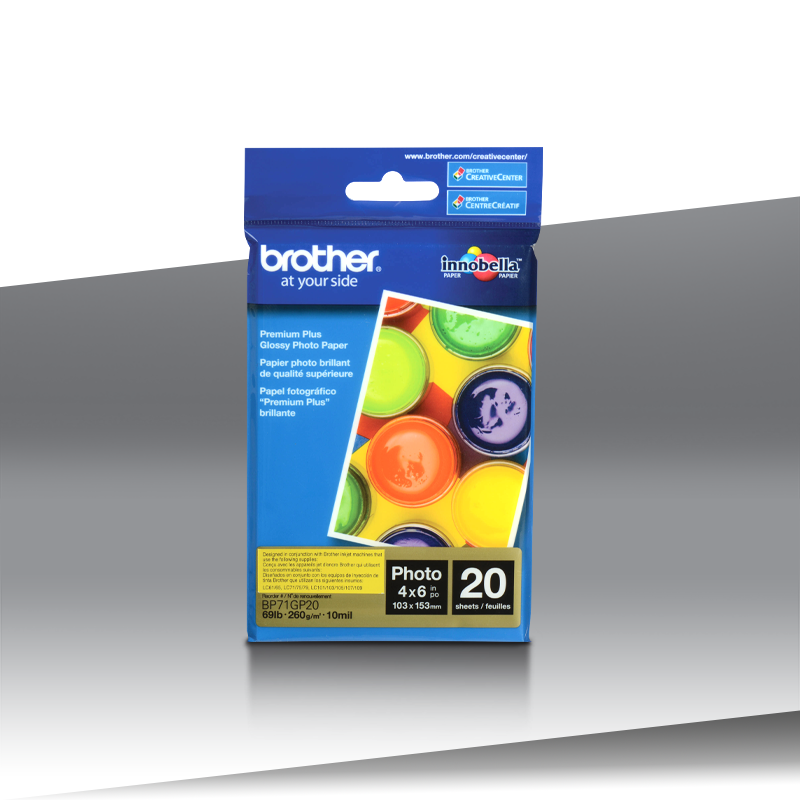 Papier Brother Photo Glossy 260g 10x15cm opak-20ark