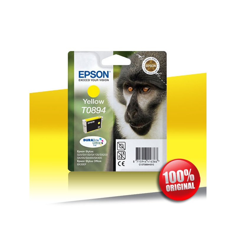 Tusz Epson 20 S (T0894) YELLOW 3,5ml Tusz Epson 20 S (T0894) YELLOW 3,5ml