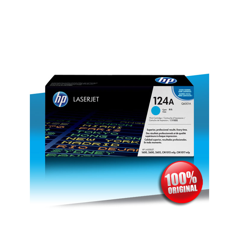 Toner HP 124A (2600) CLJ CYAN Oryginalny 2K Toner HP 124A (2600) CLJ CYAN Oryginalny 2K