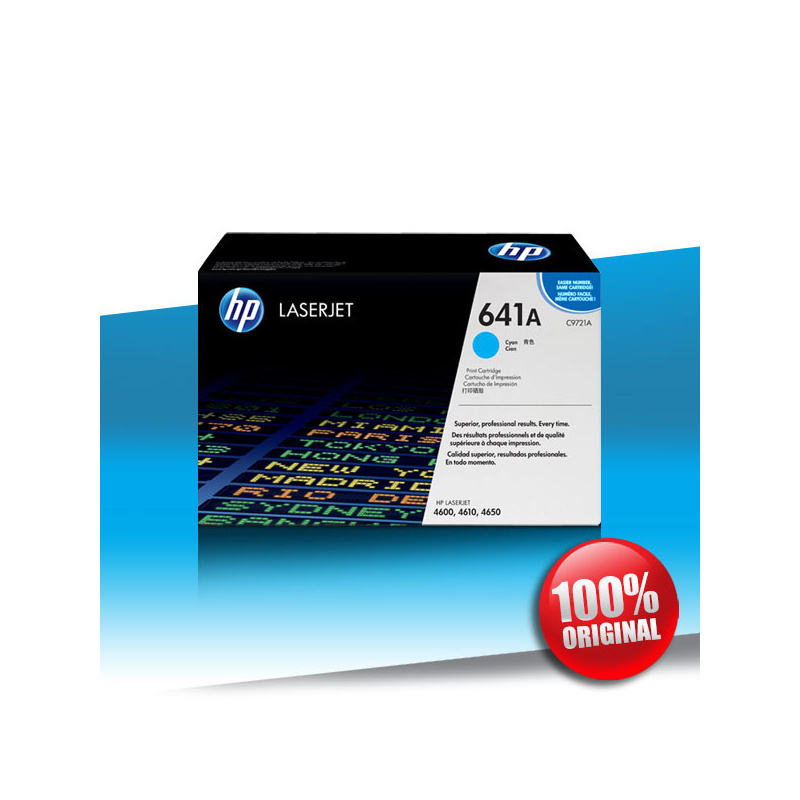 Toner HP 641A (4600) CLJ CYAN Oryginalny 8K Toner HP 641A (4600) CLJ CYAN Oryginalny 8K