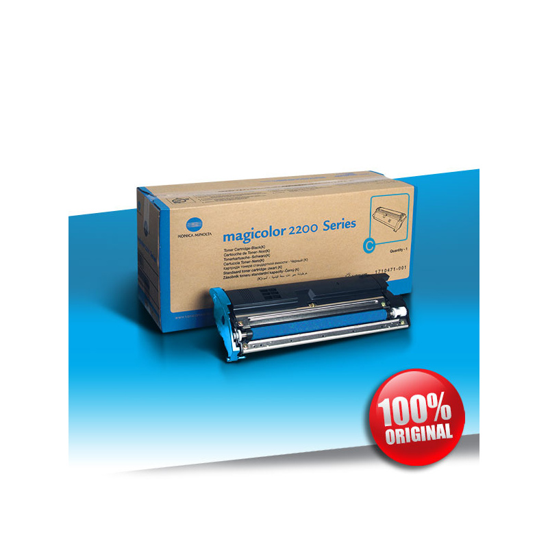 Toner Konica Minolta 2200 MC CYAN Oryginalny 6000str Toner Konica Minolta 2200 MC CYAN Oryginalny 6000str