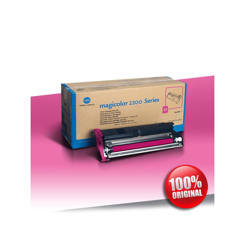 Toner Konica Minolta 2200 MC MAGENTA Oryginalny 6000str Toner Konica Minolta 2200 MC MAGENTA Oryginalny 6000str