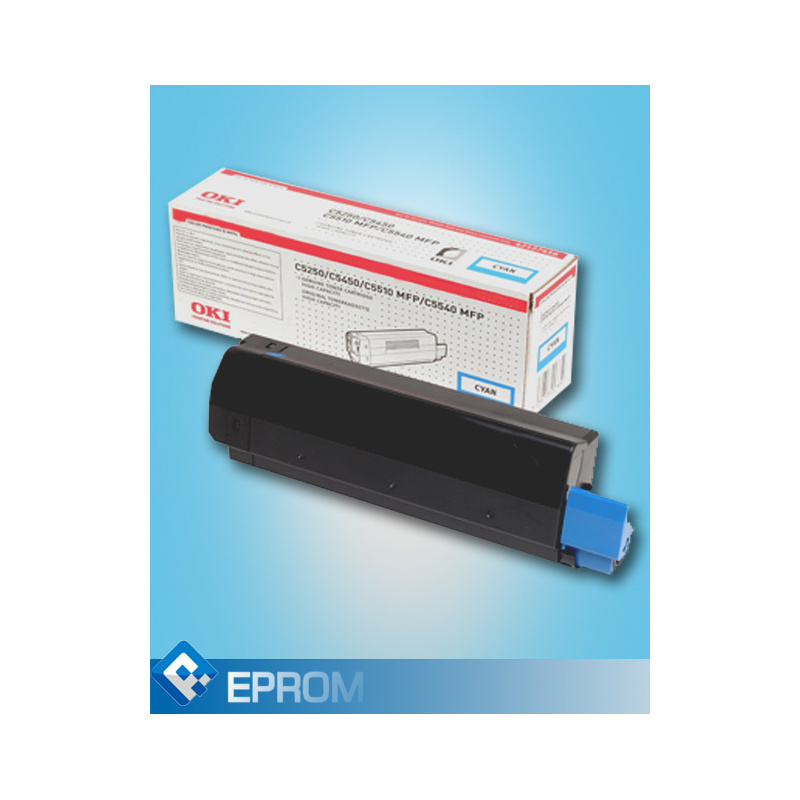 Toner OKI 5250 C CYAN Oryginalny 5000str Toner OKI 5250 C CYAN Oryginalny 5000str