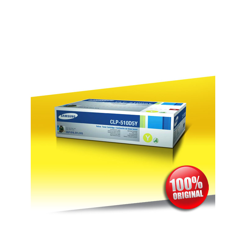 Toner Samsung 510 CLP YELLOW Oryginalny 5000str Toner Samsung 510 CLP YELLOW Oryginalny 5000str