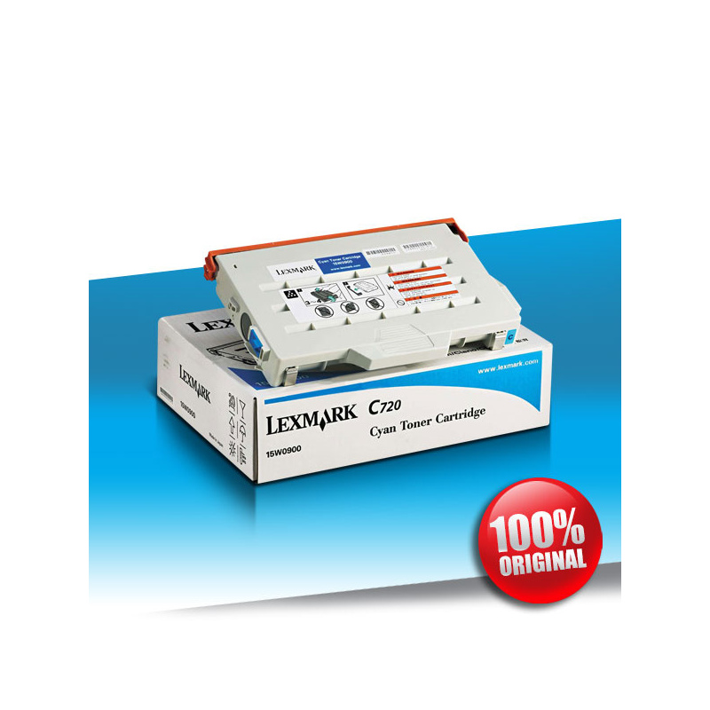 Toner Lexmark C720 CYAN Oryginalny 7200str Toner Lexmark C720 CYAN Oryginalny 7200str
