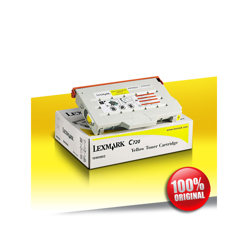Toner Lexmark C720 YELLOW Oryginalny 7200str Toner Lexmark C720 YELLOW Oryginalny 7200str