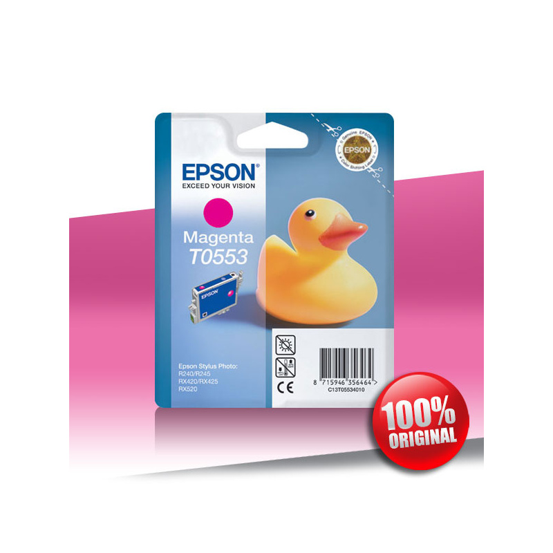 Tusz Epson 420 SPh RX (T0553) MAGENTA 8ml Tusz Epson 420 SPh RX (T0553) MAGENTA 8ml
