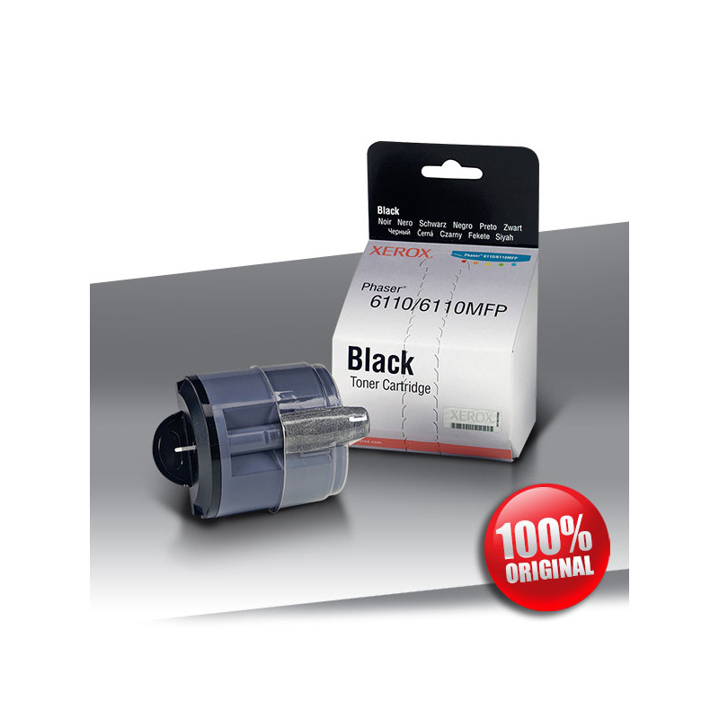Toner Xerox 6110 Phaser BLACK Oryginalny 2000str Toner Xerox 6110 Phaser BLACK Oryginalny 2000str