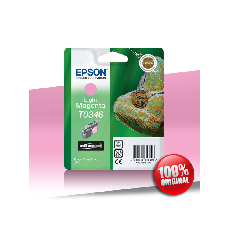 Tusz Epson 2100 SPh (T0346) LIGHT MAGENTA 17ml Tusz Epson 2100 SPh (T0346) LIGHT MAGENTA 17ml