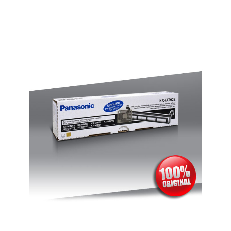 Toner Panasonic 262/783 (92) KX-MB BLACK 2000str Toner Panasonic 262/783 (92) KX-MB BLACK 2000str