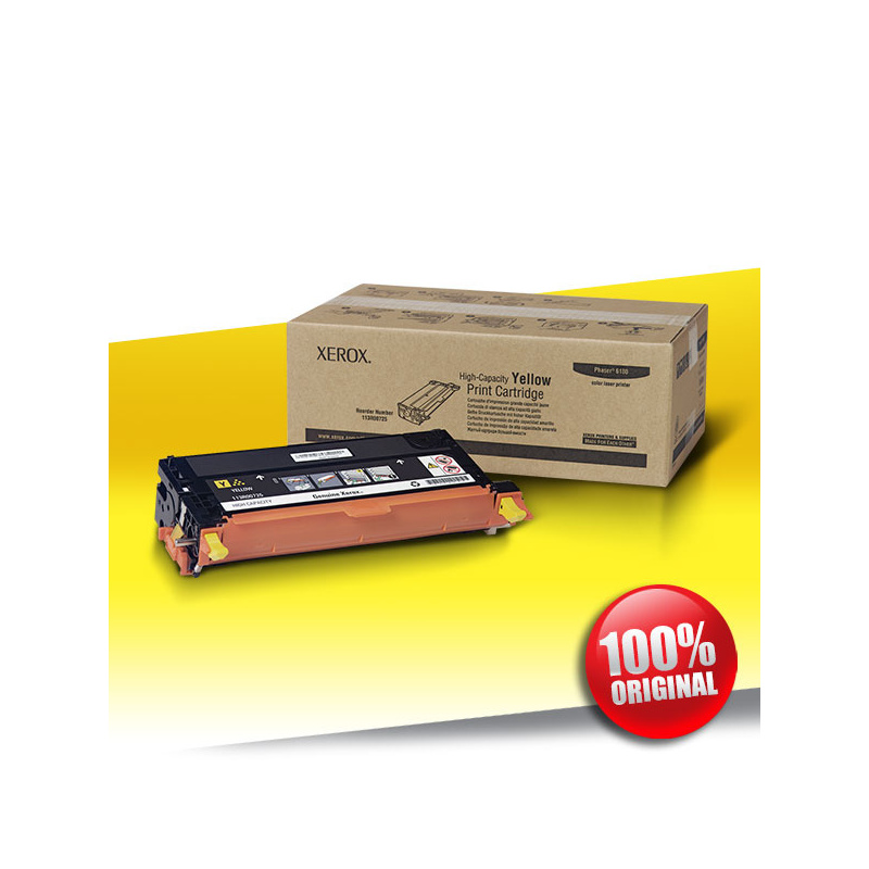 Toner Xerox 6180 Phaser YELLOW Oryginalny 6000str