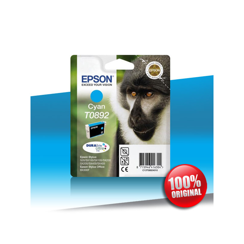 Tusz Epson 20 S (T0892) CYAN 3,5ml Tusz Epson 20 S (T0892) CYAN 3,5ml