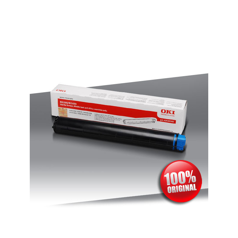 Toner OKI 2200/2400 B Oryginalny 2000str Toner OKI 2200/2400 B Oryginalny 2000str