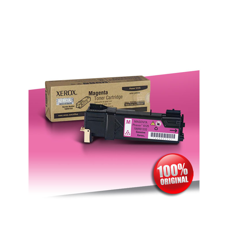 Toner Xerox 6125 Phaser MAGENTA Oryginalny 1000str Toner Xerox 6125 Phaser MAGENTA Oryginalny 1000str