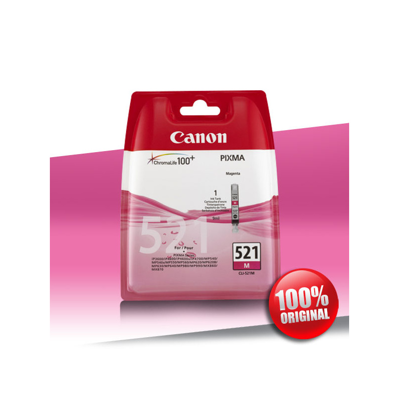 Tusz Canon 521 CLI MAGENTA 9ml