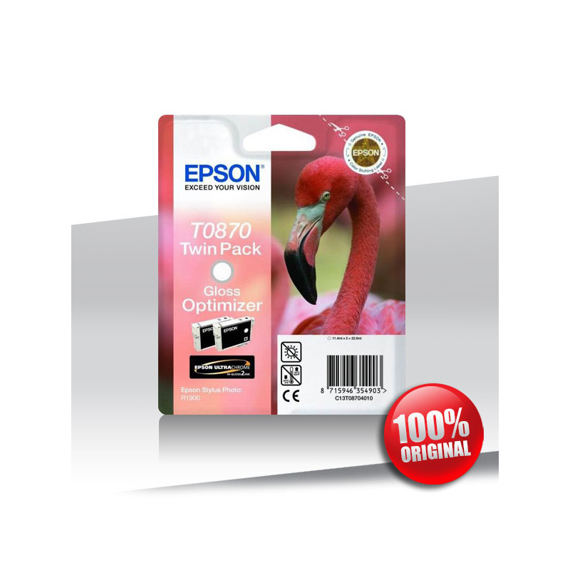Tusz Epson 1900 SPh R (2xGLOSS OPTIMIZER) 2x11,4ml Tusz Epson 1900 SPh R (2xGLOSS OPTIMIZER) 2x11,4ml