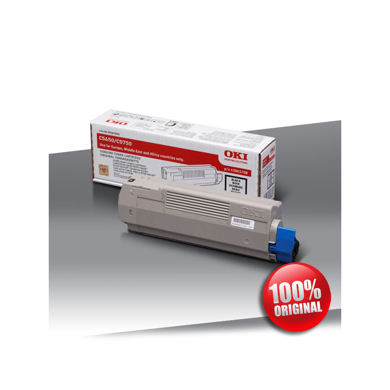 Toner OKI 5650/5750 C BLACK Oryginalny 8000str Toner OKI 5650/5750 C BLACK Oryginalny 8000str