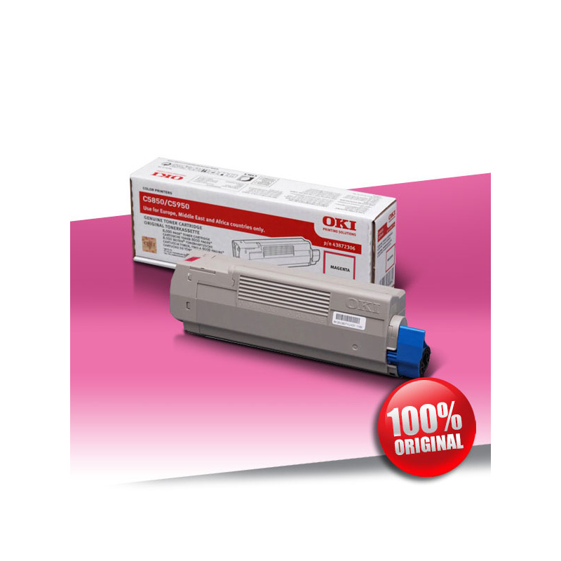 Toner OKI 5850/5950 C MAGENTA Oryginalny 6000str Toner OKI 5850/5950 C MAGENTA Oryginalny 6000str