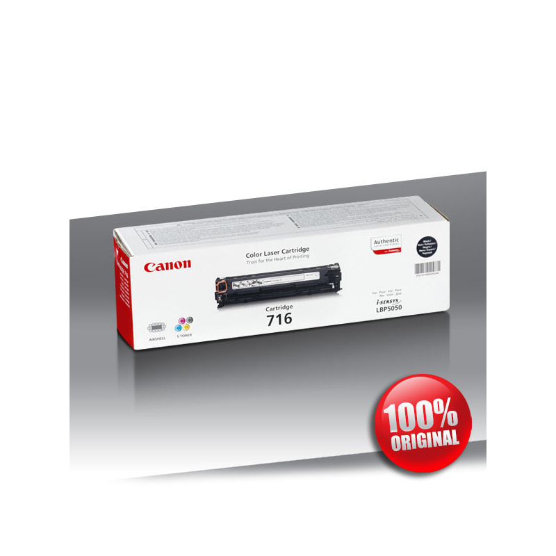 Toner Canon 716 CRG (LBP 5050) BLACK Oryginalny 2300str Toner Canon 716 CRG (LBP 5050) BLACK Oryginalny 2300str