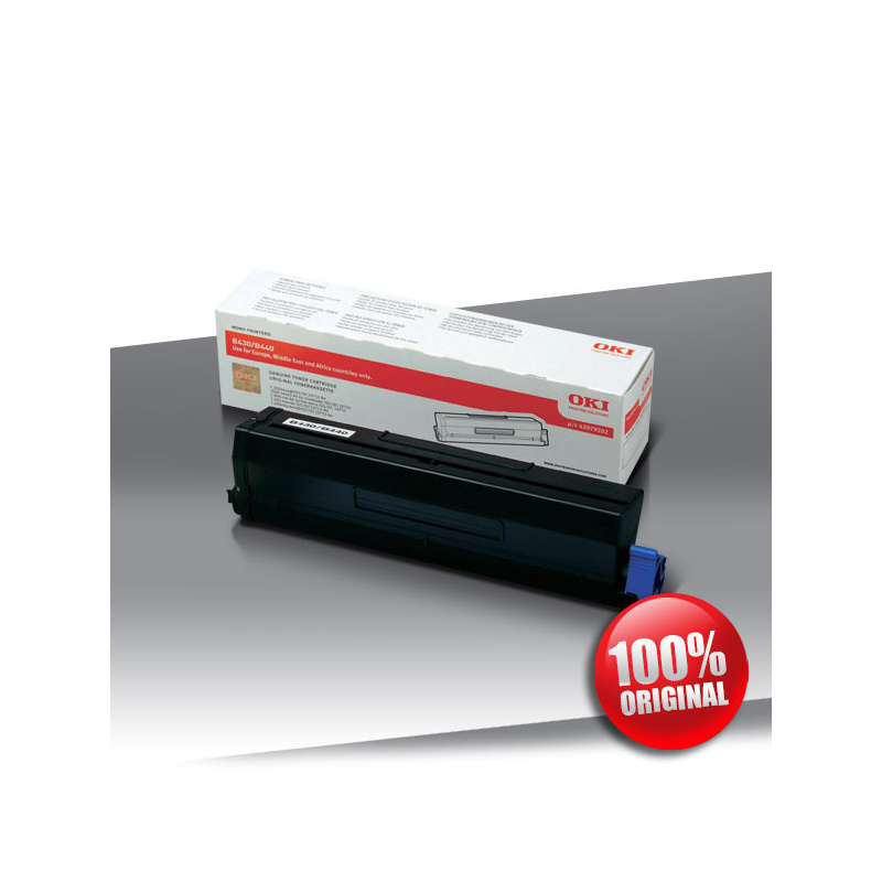 Toner OKI 430/440 B Oryginalny 7000str Toner OKI 430/440 B Oryginalny 7000str