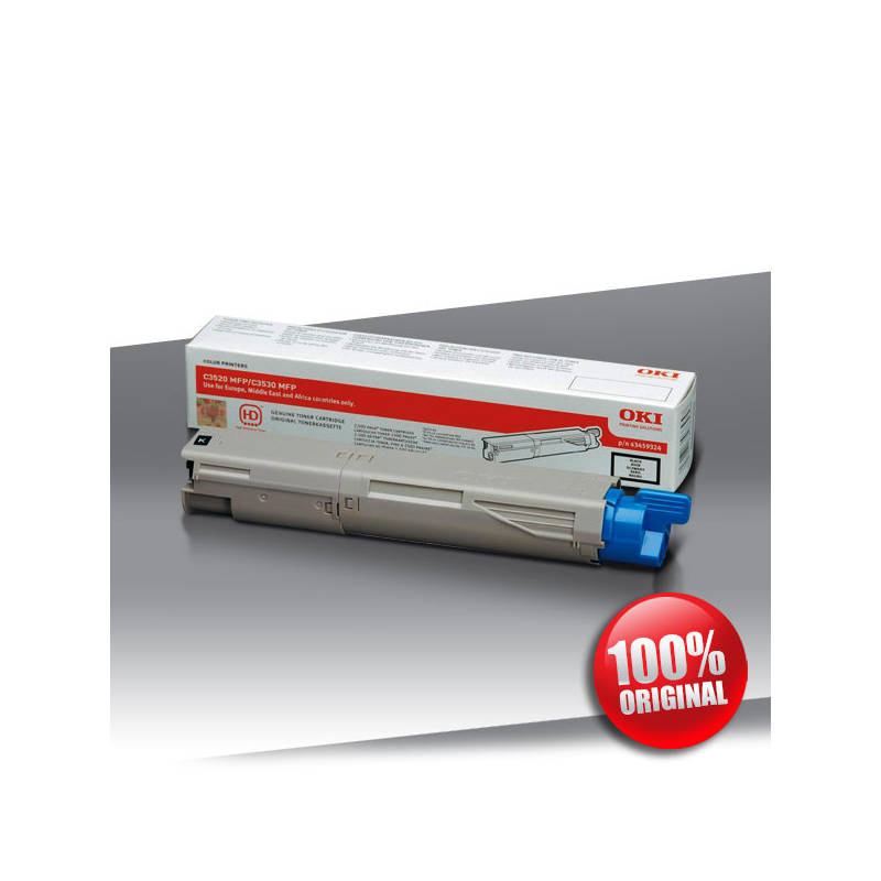 Toner OKI 3520/3530 C BLACK Oryginalny 2000str Toner OKI 3520/3530 C BLACK Oryginalny 2000str