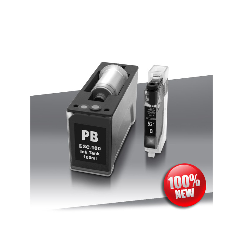 Tusz Canon 521 CLI (iP 4600) BLACK 24inks AutoReset+100 ml