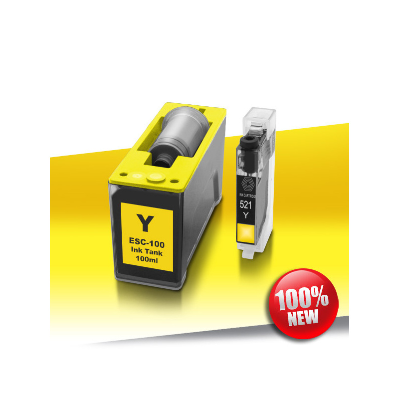 Tusz Canon 521 CLI (iP 4600) YELLOW 24inks AutoReset+100 ml Tusz Canon 521 CLI (iP 4600) YELLOW 24inks AutoReset+100 ml