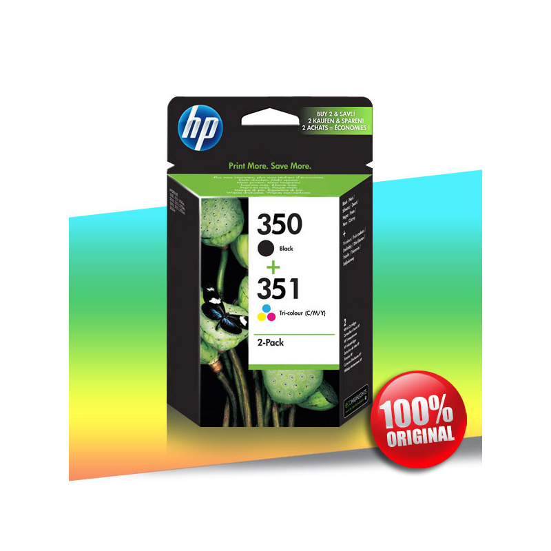 Tusz HP 350 BLACK + 351 KOLOR 4,5ml 3,5ml