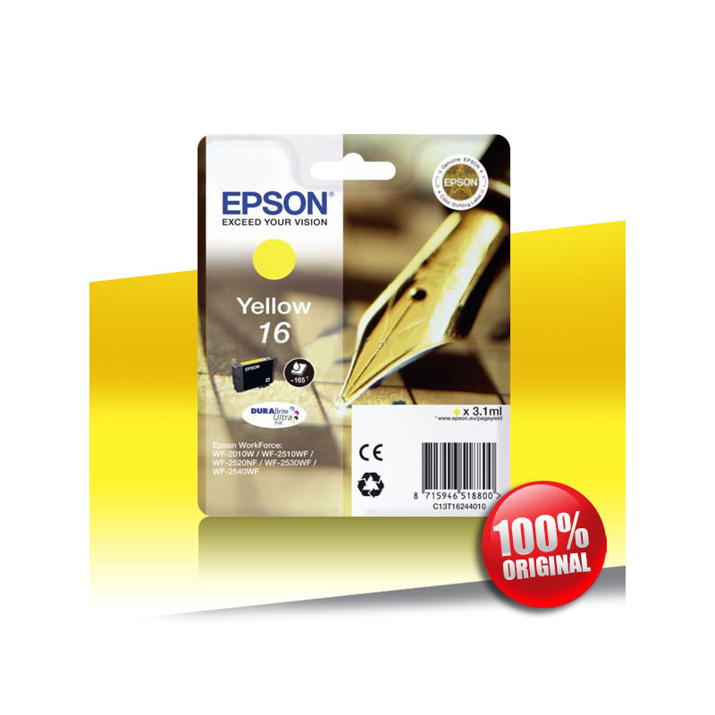 Tusz Epson 2010 WF (T1624) YELLOW 3,1ml
