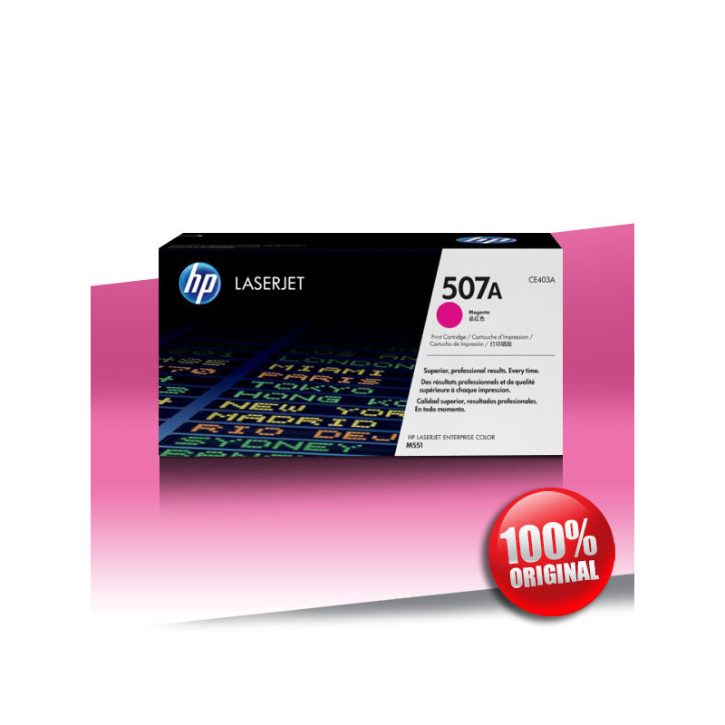 Toner HP 507A (551/575) ENTERP. M CLJ MAGENTA Oryginalny 6K