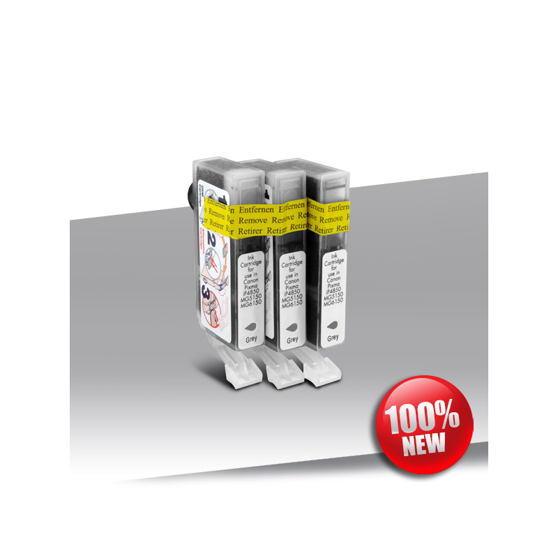 Zestaw 3 x Canon 526 PGI (iP 4850) GREY 9ml Peach