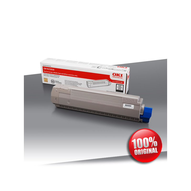 Toner OKI 810/830 C BLACK Oryginalny 8K