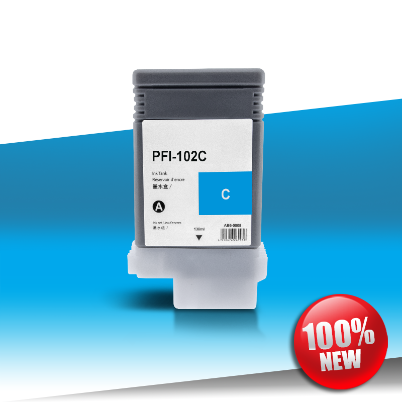 Tusz Canon 102 PFI CYAN 130ml 24inks